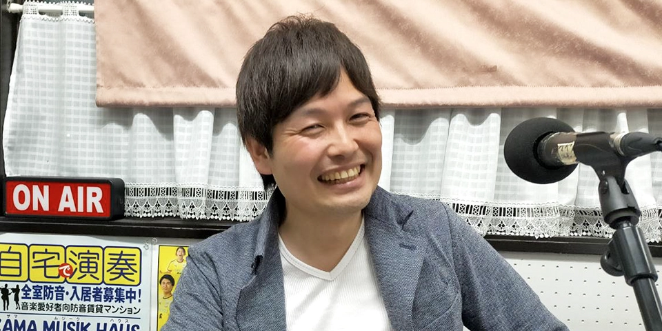 社長とランチタイム収録風景